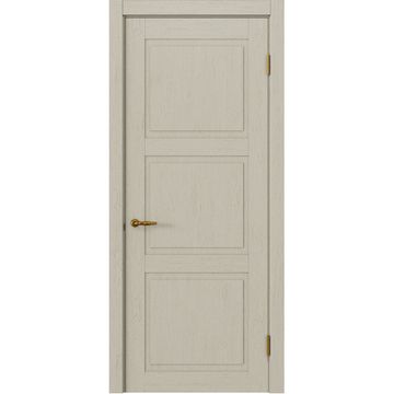 Межкомнатная дверь массив дуба Alvero Ингрид 3 беленый дуб глухая