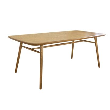 Стол Сована обеденный цвет коньяк из массива дуба