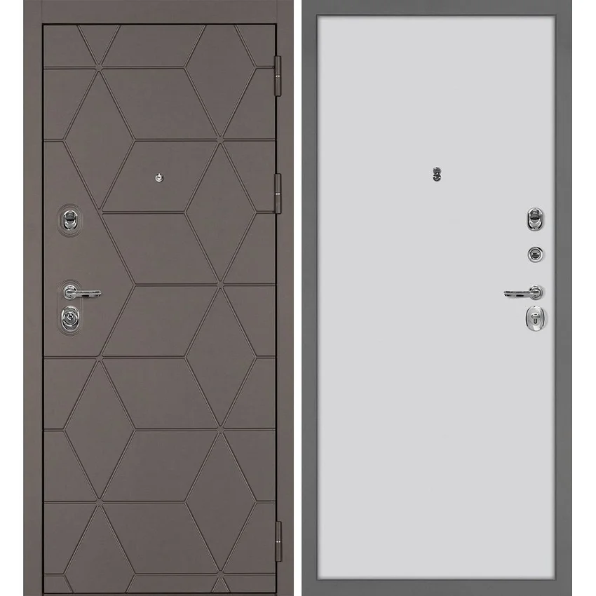 Входная дверь Тетра-181 панель гладкая агат