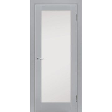 Межкомнатная дверь эмалит PSE-25 манхэттен остеклённая