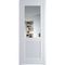 Межкомнатная дверь 2.2.2PM вайт остеклённая