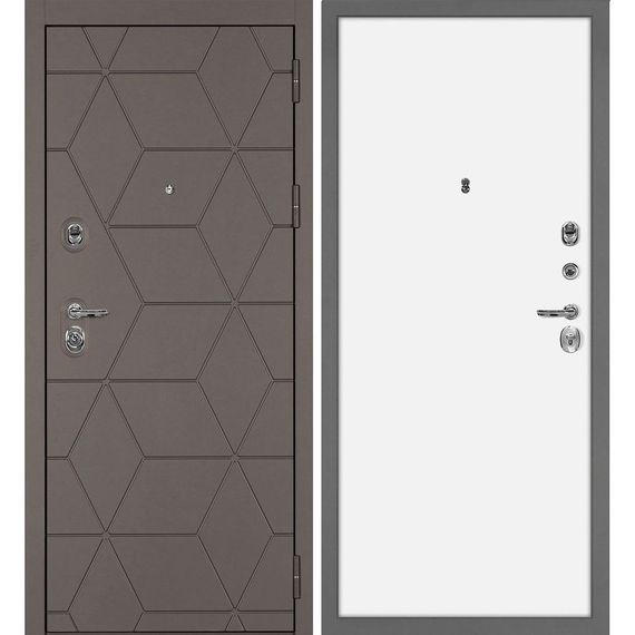 Входная дверь Тетра-181 панель гладкая белая