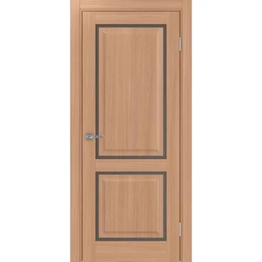 Межкомнатная дверь Тоскана 602С.2121 ясень тёмный со стеклом