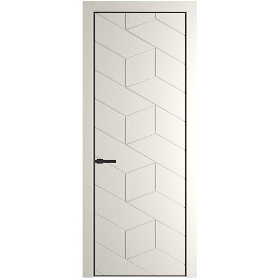 Межкомнатная дверь 9PA перламутр белый глухая