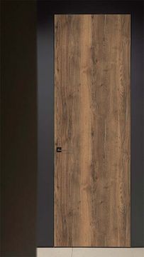 Скрытая алюминиевая дверь с покрытием Egger H3176 дуб галифакс олово