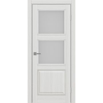 Межкомнатная дверь Тоскана багет 630.221 ясень серебристый со стеклом