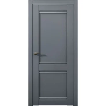 Межкомнатная дверь экошпон Кобальт 11.1 антрацит глухая