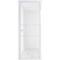 Алюминиевая межкомнатная дверь 2AХ вайт остеклённая