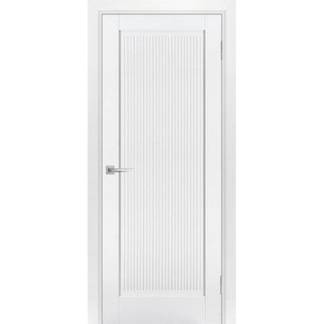 Межкомнатная дверь эмалит PSE-26 белоснежная глухая