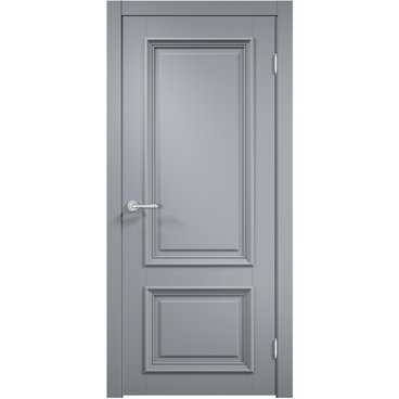 Межкомнатная дверь эмаль Дверцов Болонья 2 RAL 7047 глухая