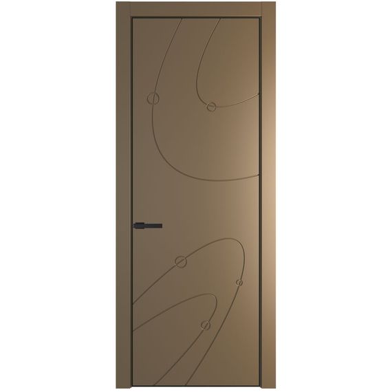 Межкомнатная дверь 5PA перламутр золото глухая