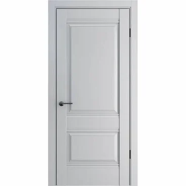 Межкомнатная дверь экошпон ДП-51 silver gray глухая