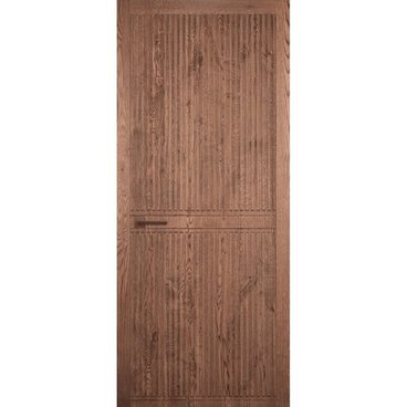 Межкомнатная дверь массив дуба Легно 4 дуб морёный глухая
