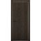 Межкомнатная дверь Плутоний 1 дуб тёмный глухая