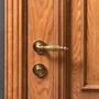 Межкомнатная дверь шпон Капри дуб натуральный с патиной глухая