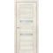 Фото межкомнатной двери экошпон Мариам Техно-802 бьянко стекло сатинат графит