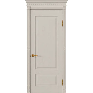 Межкомнатная дверь массив дуба Viporte Классика 1 мускато глухая