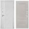 Входная дверь Президент Лайн ПВХ белый матовый панель престиж 1/2