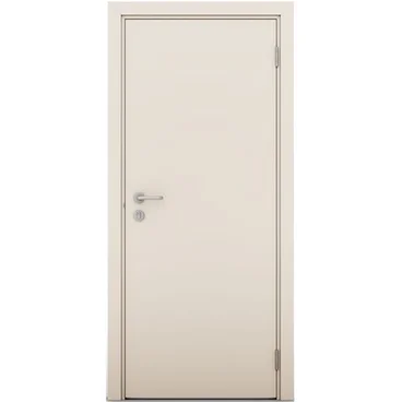 Влагостойкая дверь крем матовый глухая