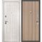 Входная дверь Гера 2 дуб филадельфия крем панель гладкая эвкалипт тасманский