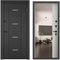 Фото входная cтальная дверь Torex Delta PRO MP DL-1 тёмно-серый букле графит D-MM ПВХ бьянко