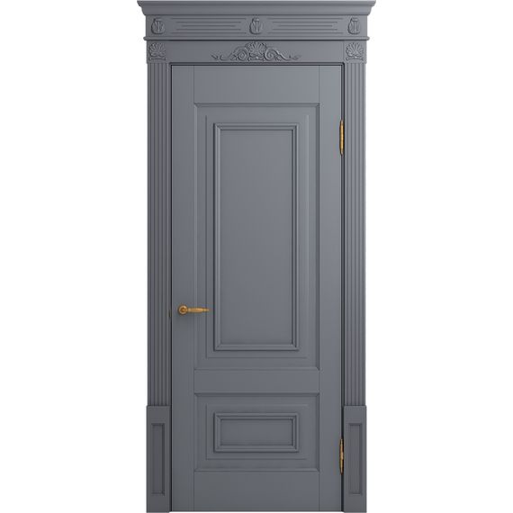 Межкомнатная дверь массив бука Viporte Неаполь тауп глухая