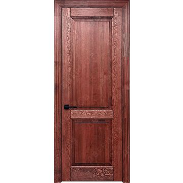 Межкомнатная дверь массив сосны Дверцов Ливорно махагон глухая