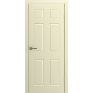 Межкомнатная дверь Дуэт жемчуг эмаль глухая