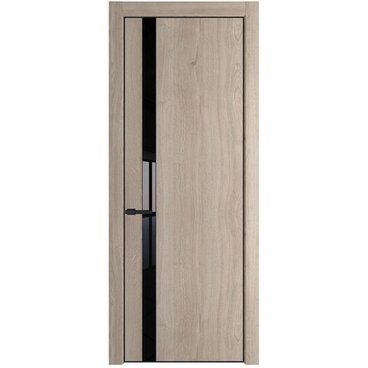 Межкомнатная дверь 18NA дуб сонома остеклённая