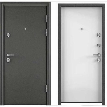 Входная стальная дверь Torex Ultimatum MP колоре гриджио КТ белый