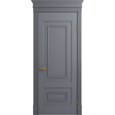 Межкомнатная дверь массив бука Viporte Неаполь тауп глухая