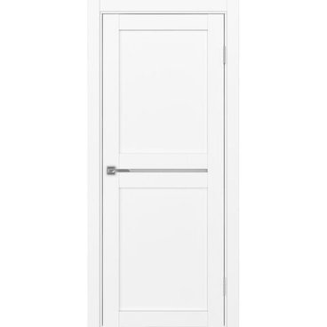 Межкомнатная дверь экошпон Турин 520.121 белый снежный остеклённая