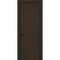 Межкомнатная дверь керамик MN 3 коричневый глухая