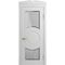 Межкомнатная дверь массив бука Viporte Лацио Амбиенте белая эмаль остекление 5