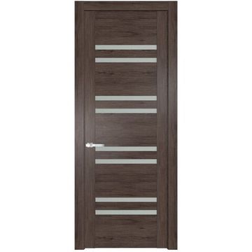 Межкомнатная дверь 1.6N дуб тобакко остеклённая