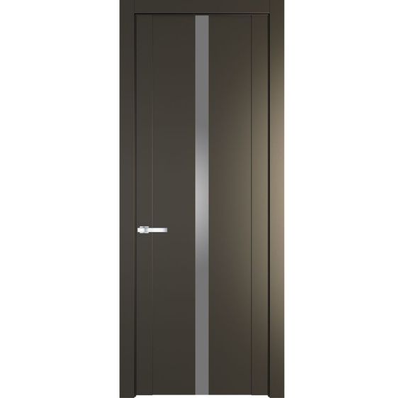 Межкомнатная дверь 1.8P перламутр бронза остеклённая