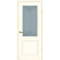 Фото межкомнатной двери экошпон Profilo Porte PSC-27 магнолия остеклённая