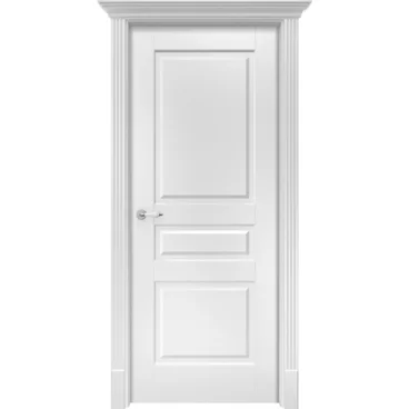 Межкомнатная дверь эмаль Ofram Прайм белая глухая