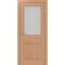 Фото двери Тоскана багет 631.211 цвет ясень тёмный со стеклом