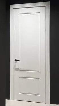 Межкомнатная дверь эмаль Классика 2 белая глухая