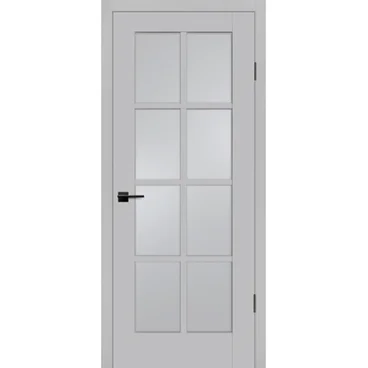 Межкомнатная дверь экошпон Profilo Porte PSC-41 агат остеклённая