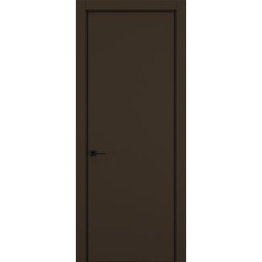 Межкомнатная дверь керамик MN 1 коричневый глухая