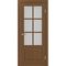 Фото двери Тоскана 641.2221 цвет орех со стеклом