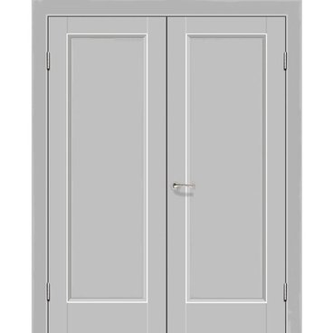 Двустворчатая распашная дверь Кобальт 26 манхэттен глухая