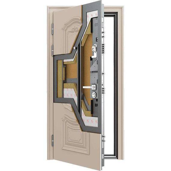 Входная стальная дверь Torex Professor 4+ горячий шоколад 5D3 орех грецкий