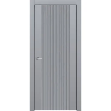 Межкомнатная дверь эмаль Ofram Линнея 3 серая глухая