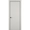 Фото межкомнатной двери керамик MN 1 слоновая кость глухая