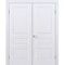 Фото двустворчатой распашной двери Кобальт 27 магнолия глухая