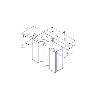 Коробка Kapelli телескопическая влагостойкая ПВХ