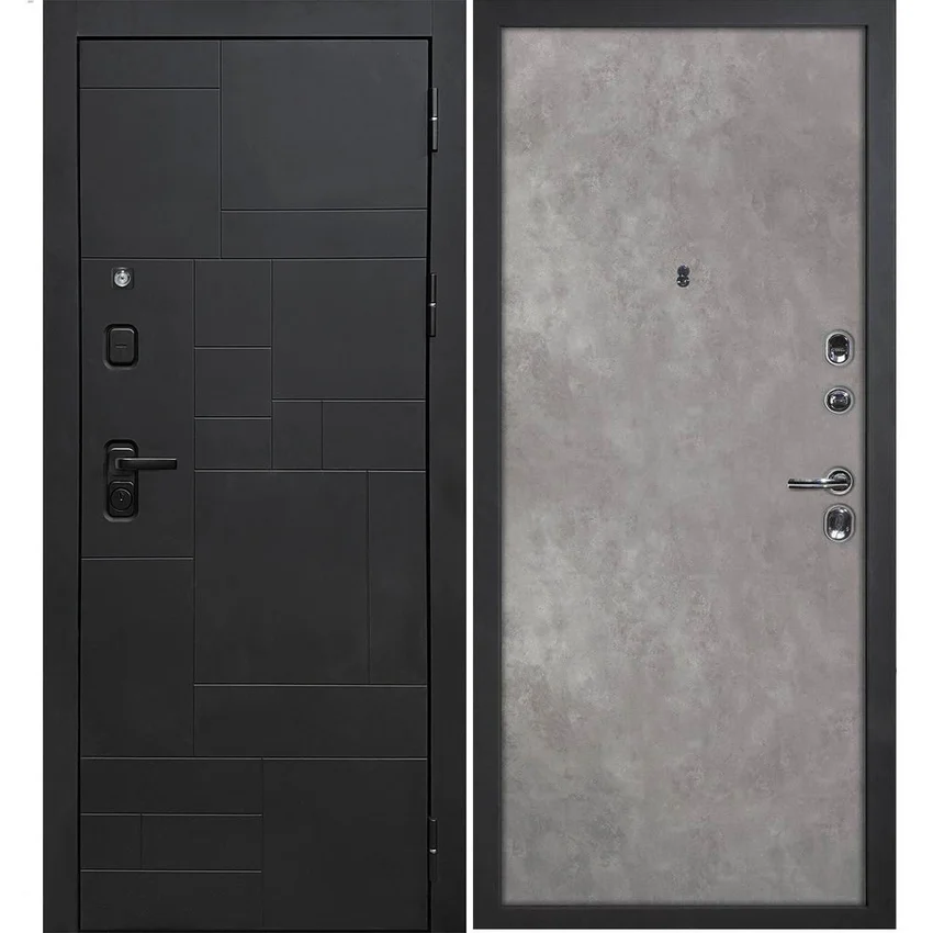 Входная дверь Лабиринт-201 панель гладкая бетон